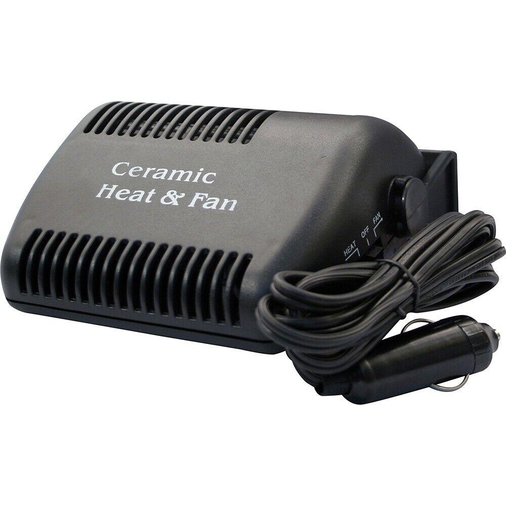 Car Ceramic Heater & Fan 12V Defroster Demister Cooler Dryer 120W Portable