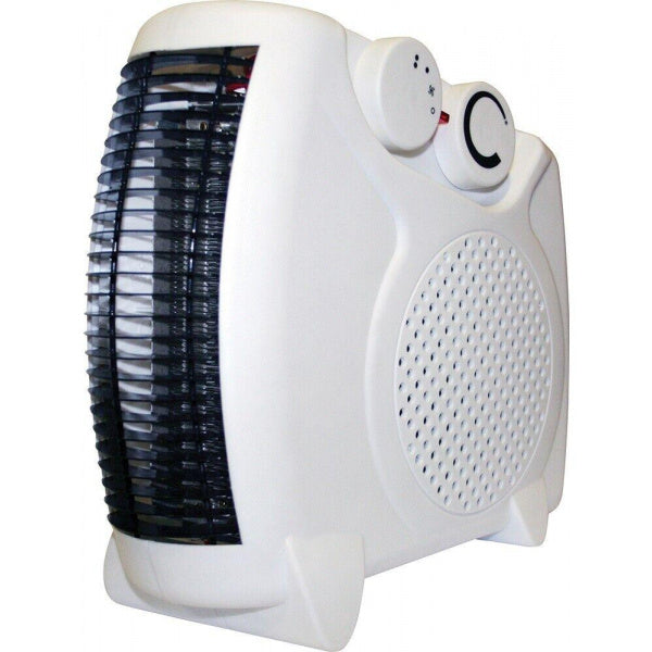 Electric Fan Heater Portable 2000w Compact Low Wattage Caravan Motorhome
