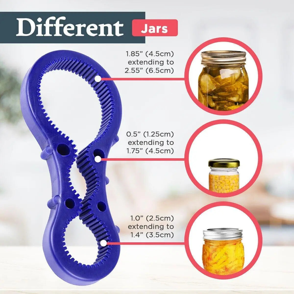 Jar Opener Cap Lid Multi Purpose Easy Grip Twist Tool Kitchen Bottle Deal For Any Occasion