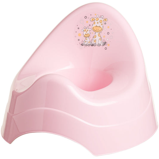 Baby Kids Toddler Plastic Potty Toilet Seat Trainer Training Seat Pink Giraffe