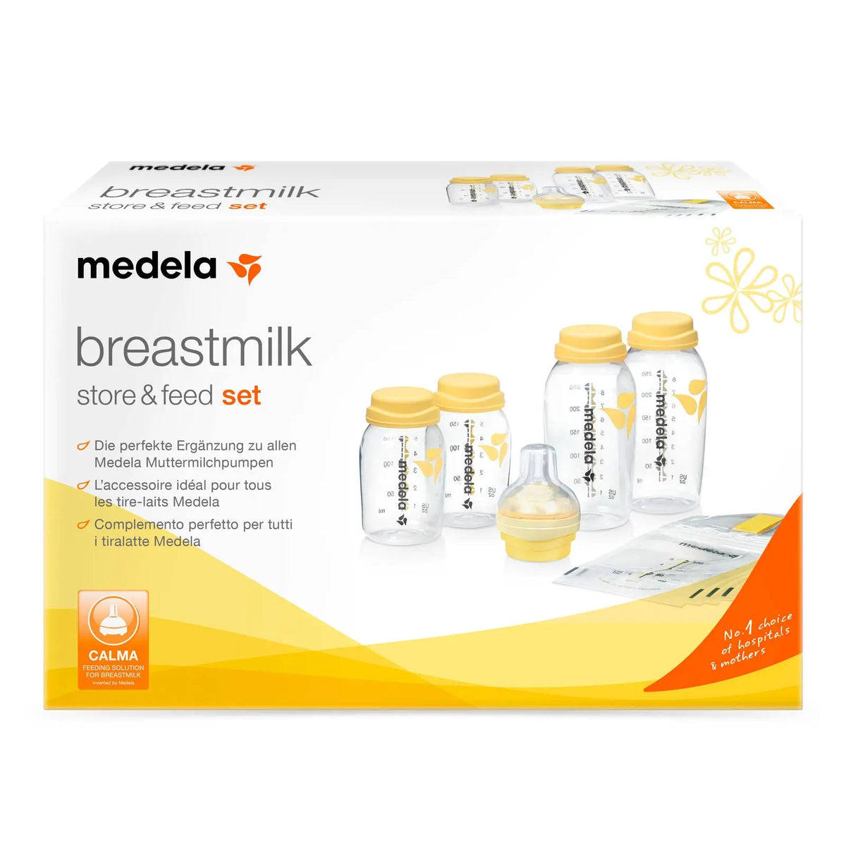 Medela Breastfeeding Store and Feed Calma Bottle Storing and Feeding Breastmilk Deal For Any Occasion