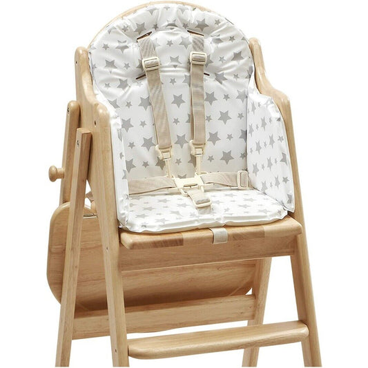 East Coast Baby Nursery Feeding Highchair Insert Cushion Grey Star