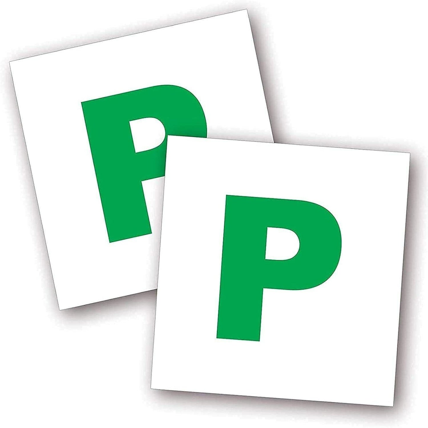 Learner Driver P Plate Magnetic Stickers Self Adhesive Learn Driving Car 2Pk