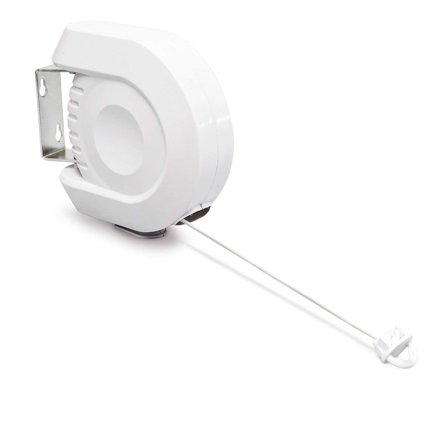 Retractable Clothes Reel Washing Line Wall Mounted Outdoor Drying 12m