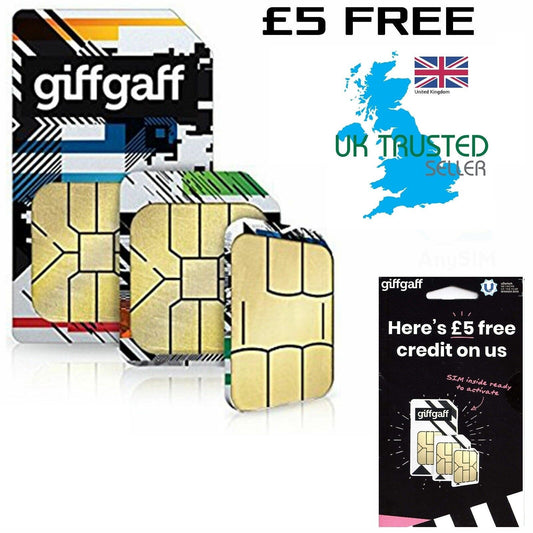Giff Gaff Sim Card Mobile Phone GPS Tracking Device Car Pet Child Personal PAYG