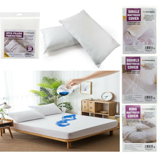Waterproof Mattress Pillow Protector Cosy Anti Bug Terry Towel Cover Sheets