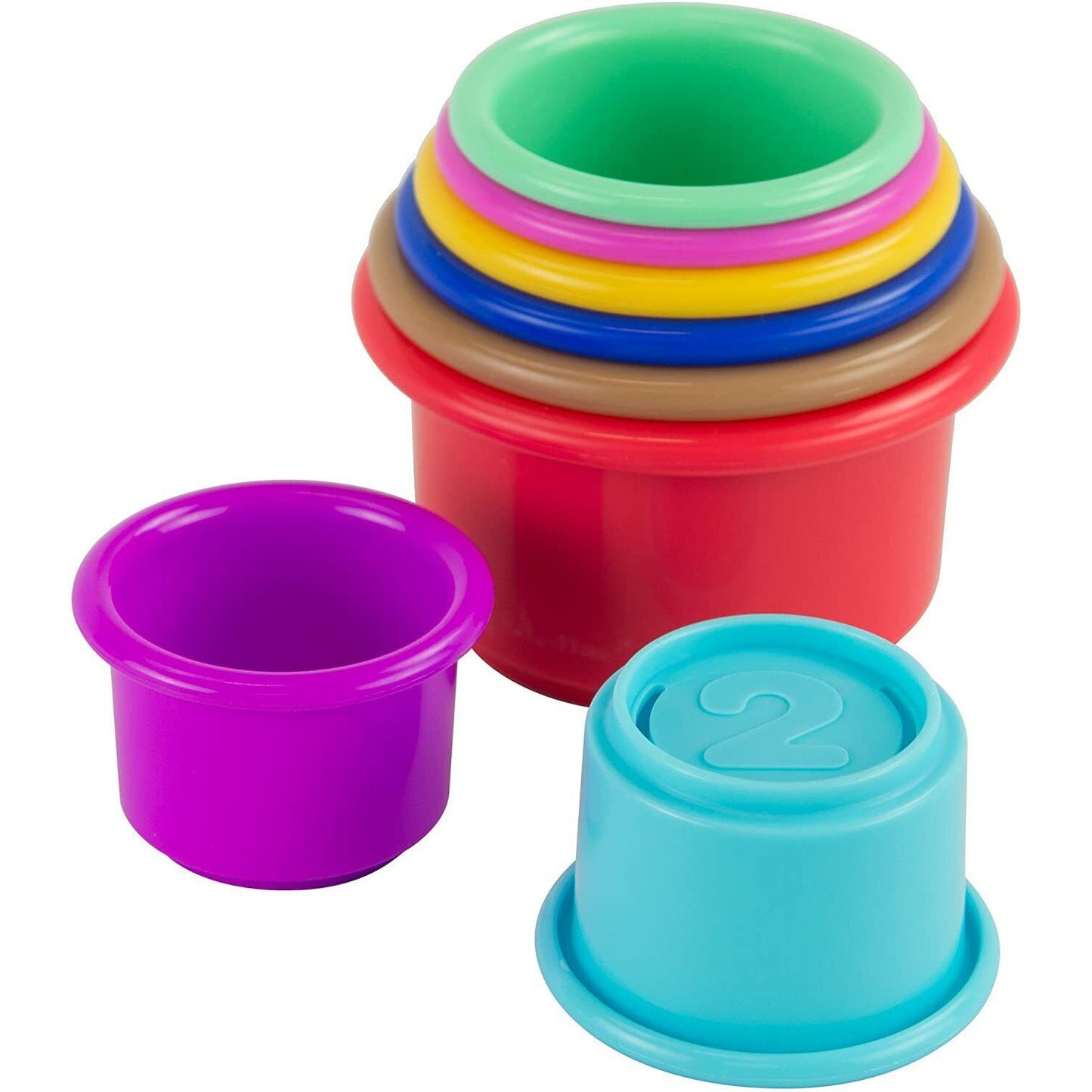 Lamaze Pile & Play Cups Baby & Toddler Sensory Learn Through Play Tactile Toy