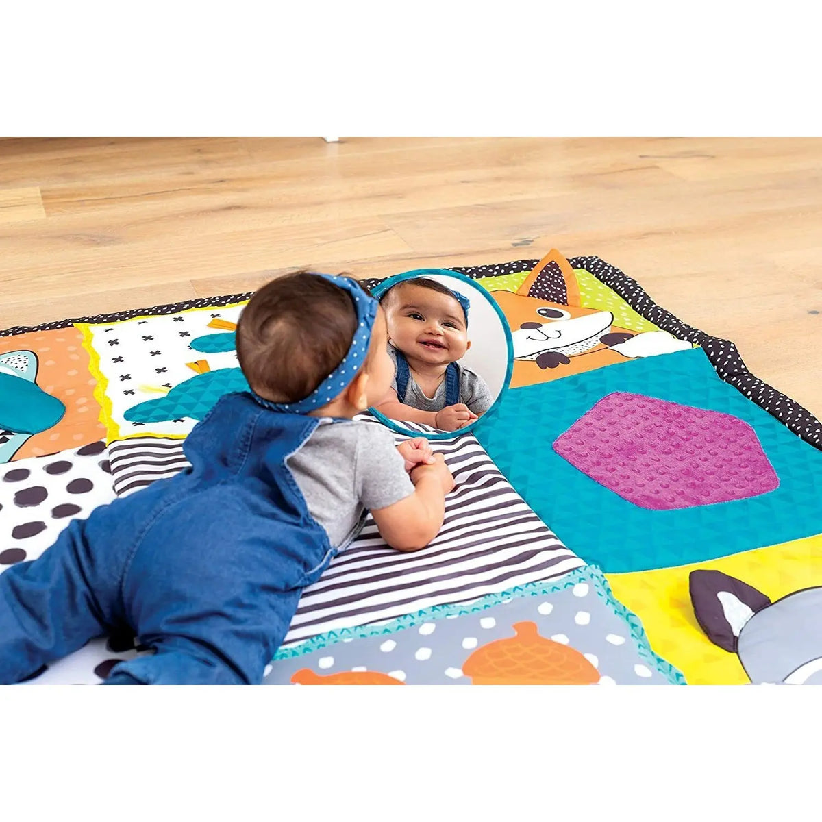 Infantino Play Fold & Go Giant Discovery Mat Tummy Time Friend Fun Toy 0m+ Deal For Any Occasion