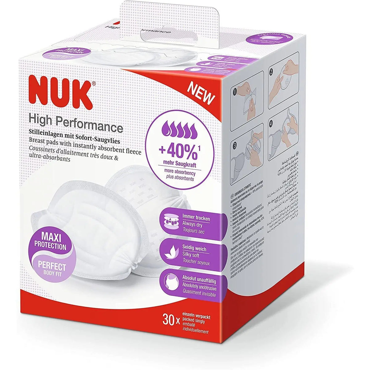 NUK Disposable Breast Pads Nursing Breastfeeding 30 Count Deal For Any Occasion