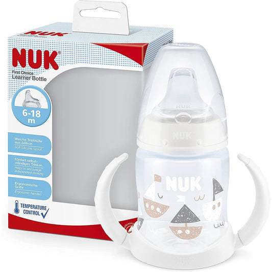 NUK First Choice Learner Drink Drinking Bottle Sippy Cup BPA Free 150ml 6-18M