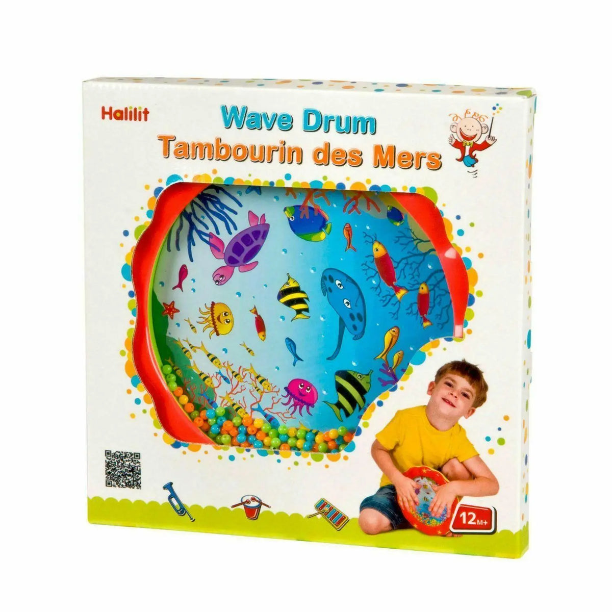 Halilit Baby Musical Music Instrument Wave Drum Birthday Gift 12m+ Deal For Any Occasion