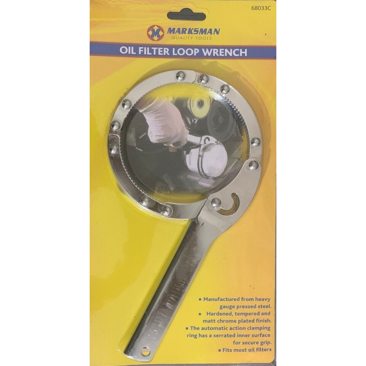 Oil Filter Loop Wrench Removal Remove Clamp Auto Action Ring Secure Car Van 4"