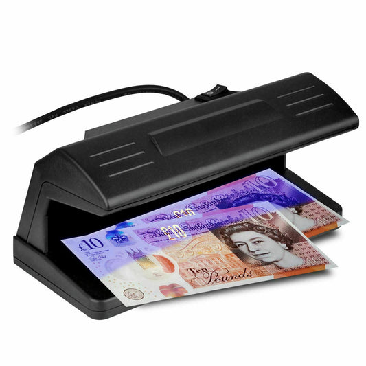 Fake Money Checker Note Bank Forgery Detector Counterfeit UV Tester Light
