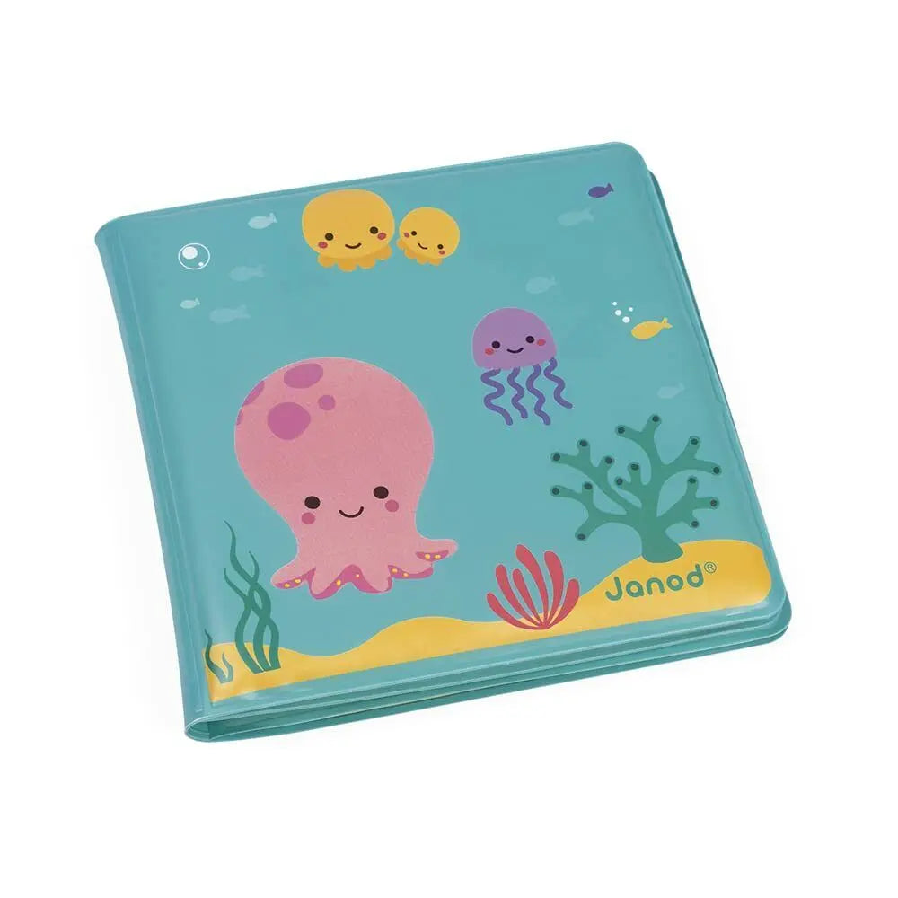 Janod My Magic Bath Book Baby's Bath Time Fun Activity Animal Book Toy Deal For Any Occasion