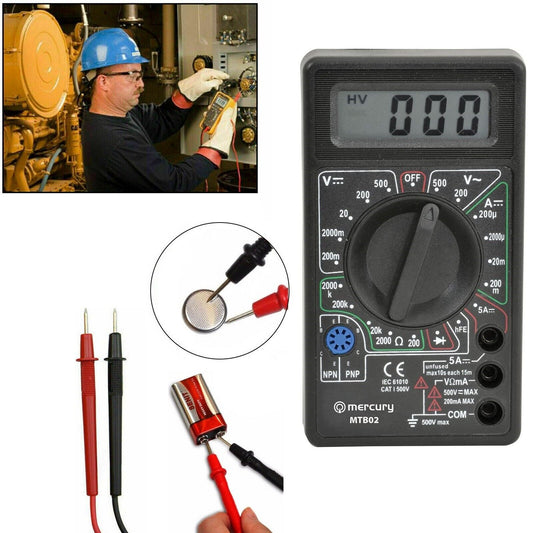 Professional Digital Multitester Multimeter Meter Voltage Multi Tester MTB02
