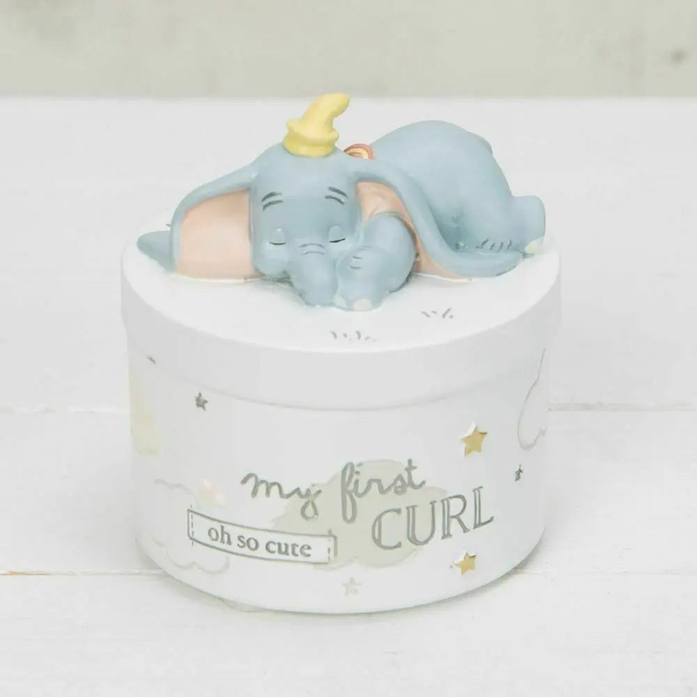 Disney Magical Beginnings Tooth & Curl Boxes - Dumbo Christening & Shower Gifts Deal For Any Occasion