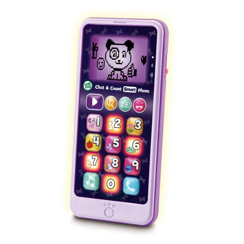 Leap Frog Chat & Count Smart Phone Violet Refresh Counting Numbers Toy for Kids Deal For Any Occasion