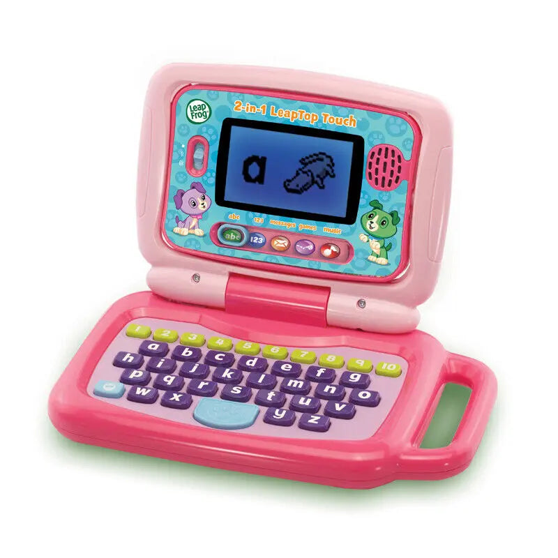 Leap Frog 2-in-1 LeapTop Touch Kids Laptop Letters Numbers Learning Table Pink Deal For Any Occasion