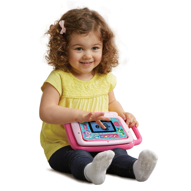Leap Frog 2-in-1 LeapTop Touch Kids Laptop Letters Numbers Learning Table Pink