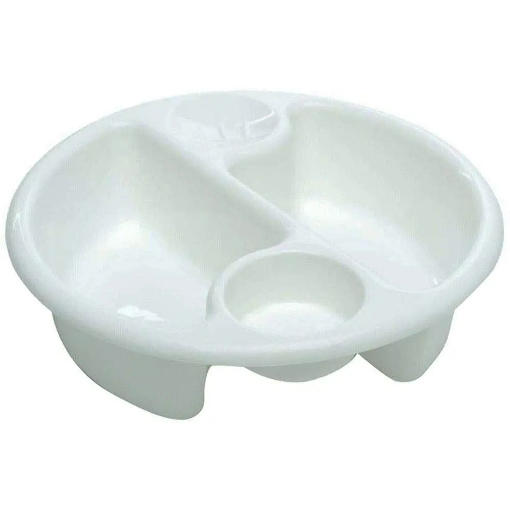 The Neat Nursery Baby Newborn Infant Bath Bathing Top n Tail Wash Bowl White Deal For Any Occasion
