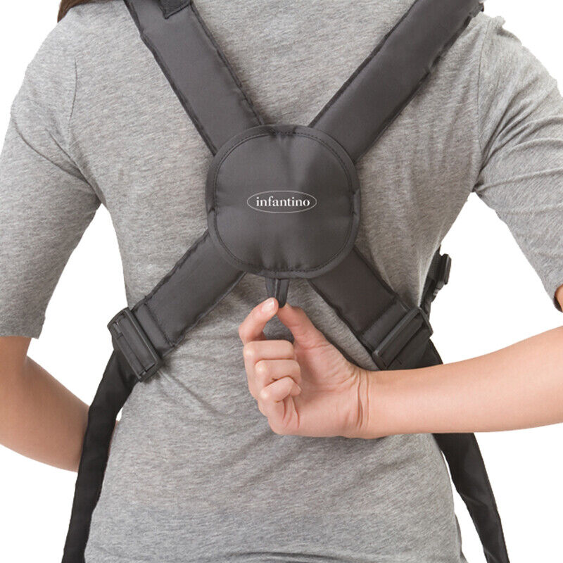 Infantino Swift Classic Baby Newborn Carrier 3.6 to 11.3 kg (8-25 lbs) Black