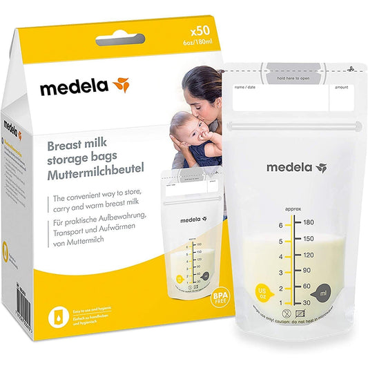 Medela Breastmilk Storage Bag 50Pk Convenient & Hygienic Breast Milk Storage Bag