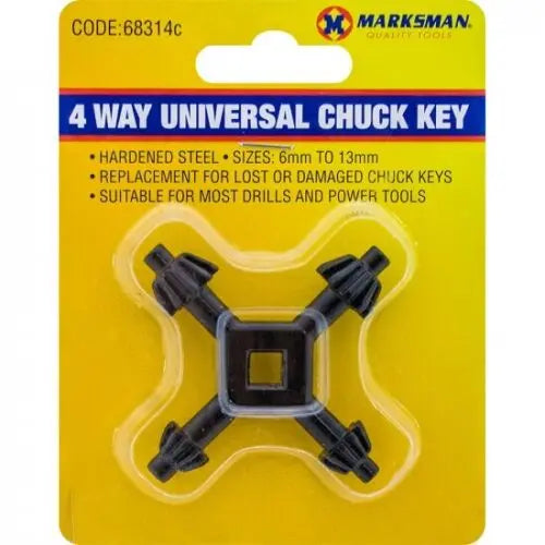 4 Way Chuck Key Sds Electric Drill Universal Fit Tool 1/4" 3/8" 1/2" 5/8" Tools Deal For Any Occasion