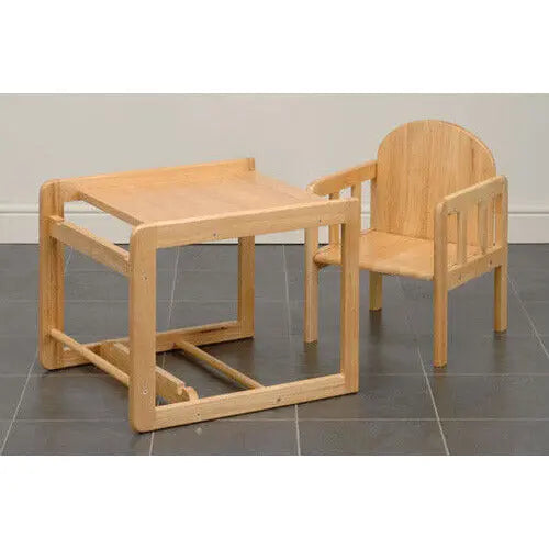 East Coast Baby Nursery Feeding Highchair Seat and Table All Wood Deal For Any Occasion