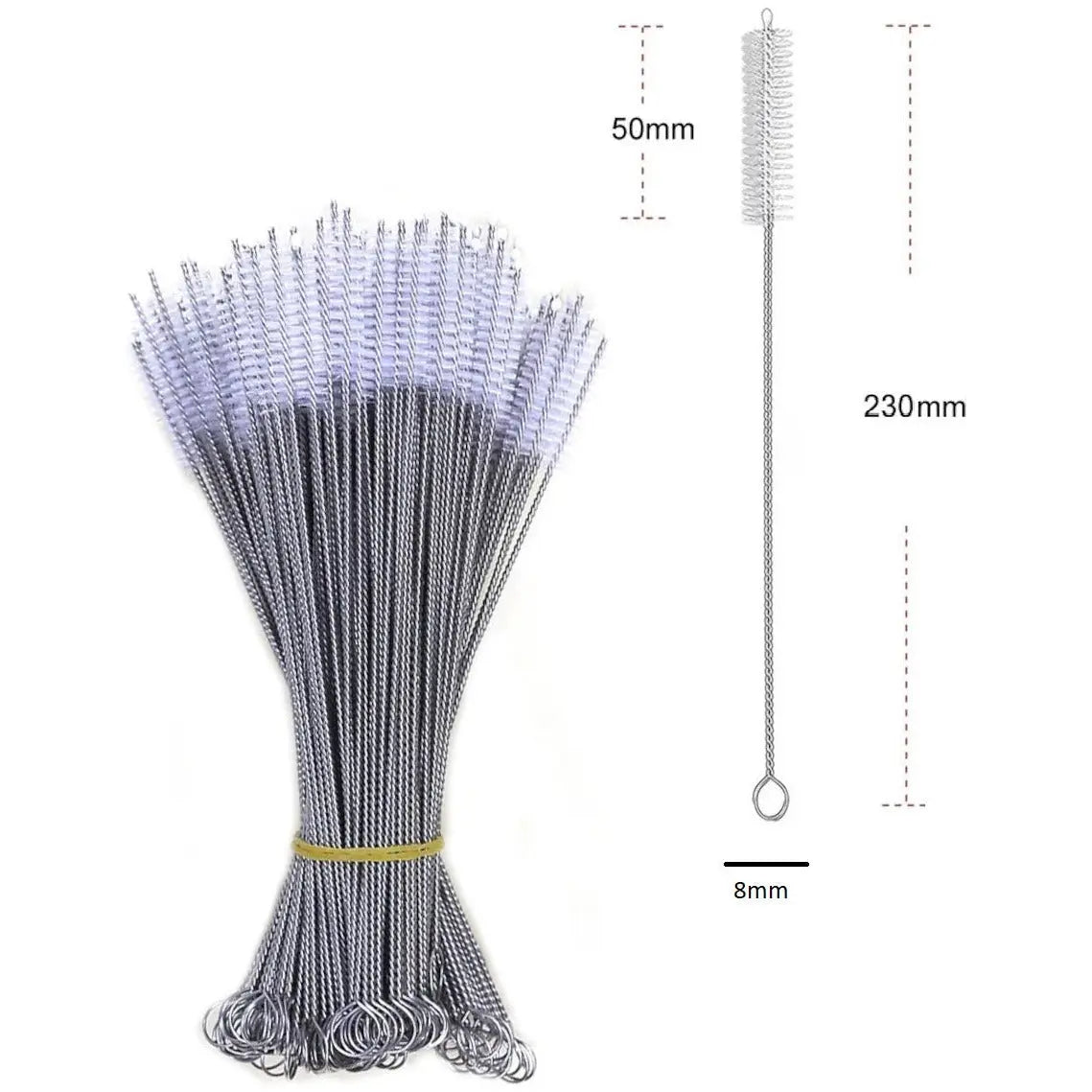 Straw Cleaning Brush Pipe Cleaner Tube Bottle Metal Handle Teat Cleaning Deal For Any Occasion