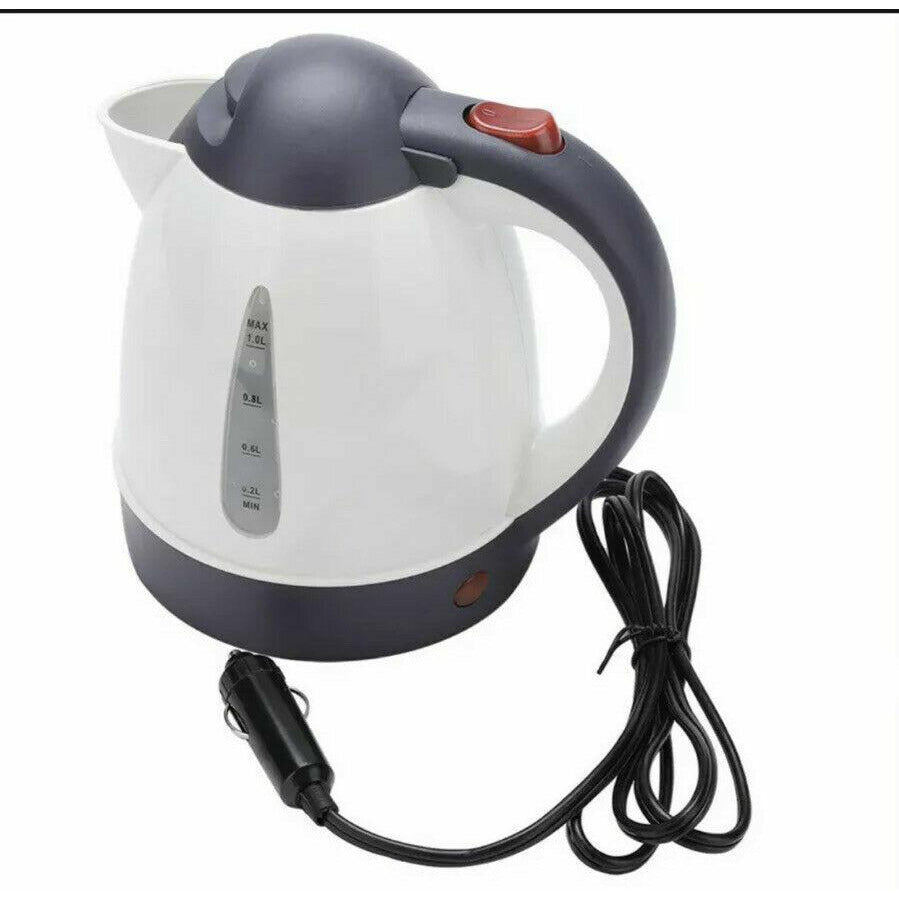 Car Travel Kettle Water Caravan Motorhome Boat Camping DC 12-Volt HGV LGV