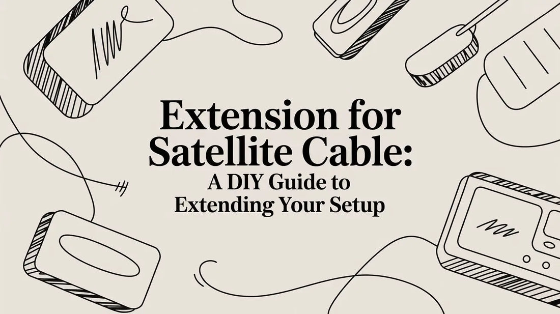 Extension for satellite cable: A DIY Guide to Extending Your Setup Deal For Any Occasion