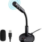 Omnidirectional USB Computer Microphone USB Condenser Mic for Conferencing