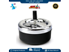 Bull Brand Spinning Ashtray Ash Cigarette Round Push Down Metal 9cm Black