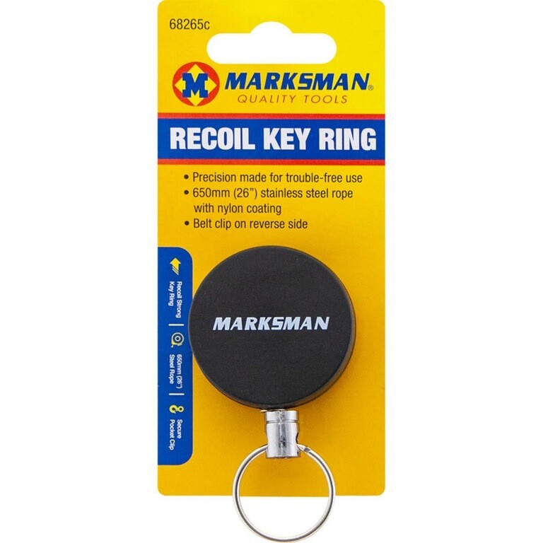 Retractable Key Chain Holder Badge Safety Pull Security Belt ID Card