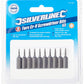 Silverline Torx T40 Cr-V Screwdriver Bits T4 bits with 1/4 inch hex drive 25 mm 10pk