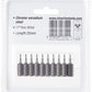 Silverline Torx T40 Cr-V Screwdriver Bits T4 bits with 1/4 inch hex drive 25 mm 10pk