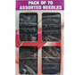 Sewing Needles Assorted Sizes Hand Easy Thread Small and Large Eye 70 Pack