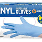 Blue Disposable Gloves Powder Latex Vinyl Free Medical Work Tattoo 100 Pieces