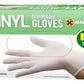 Disposable Gloves Powder Latex Vinyl Free Medical Work Tattoo 100Pieces