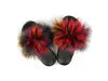 Womens Sliders Fluffy Slippers Open Toe Ladies Multicolor Slides Sandals 36-37 Unbranded