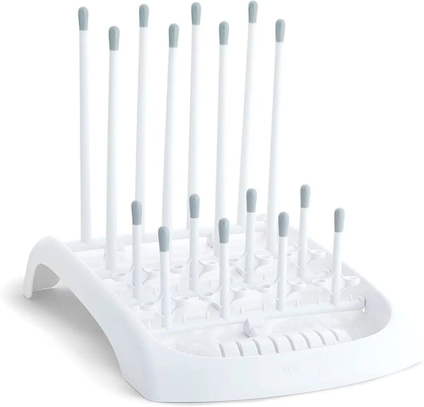 Munchkin Baby Bottle Holder, Folding Deluxe Baby Bottle Drying Rack, Baby Bottle & Water Bottle Drying Rack, Bottle Holder & Baby Bottle Rack, Baby Bottle Stand for Washing Up, Dishwasher Safe Munchkin