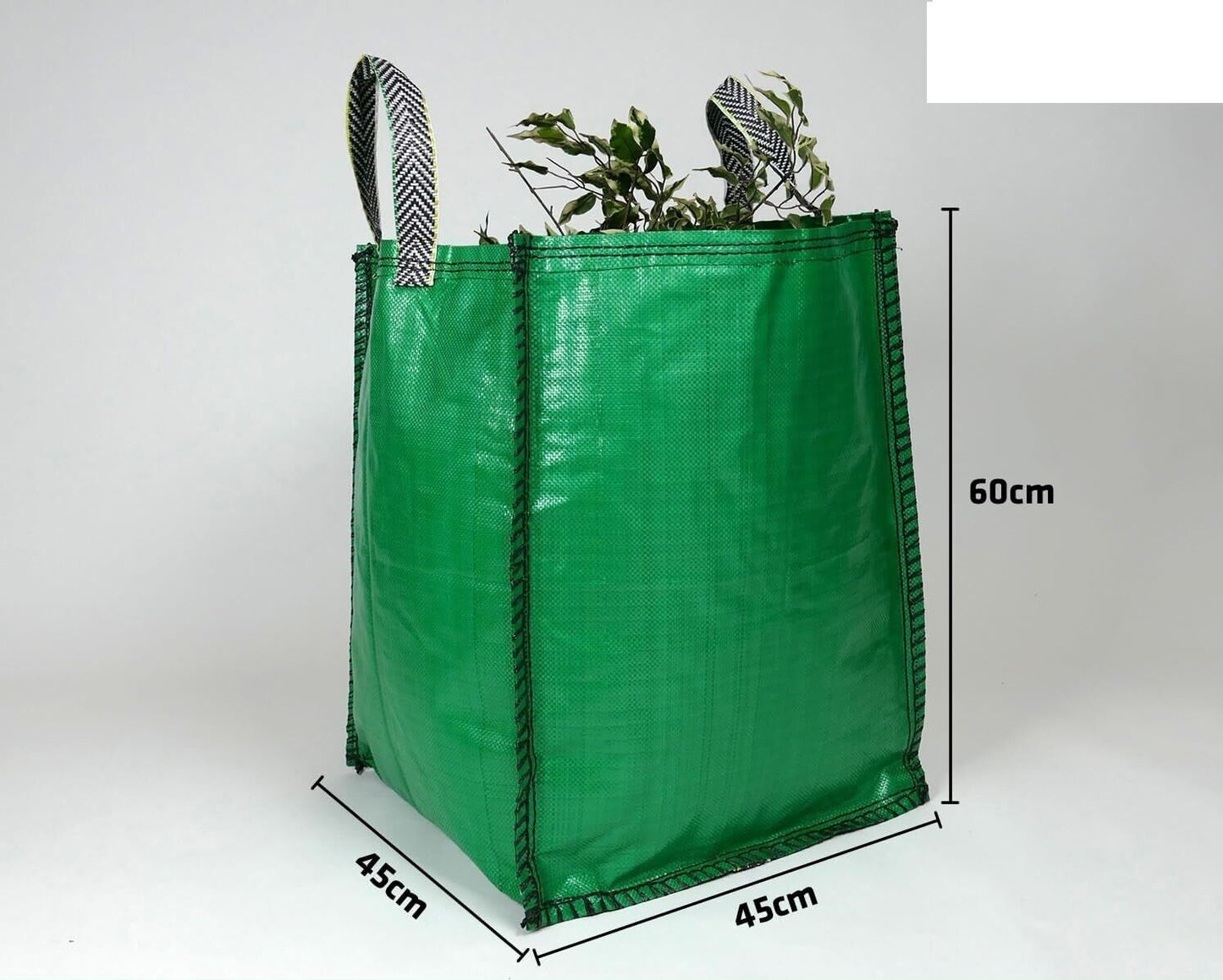 Heavy Duty Woven Garden Waste Bags Ties Bin Construction Bags 120 Litre