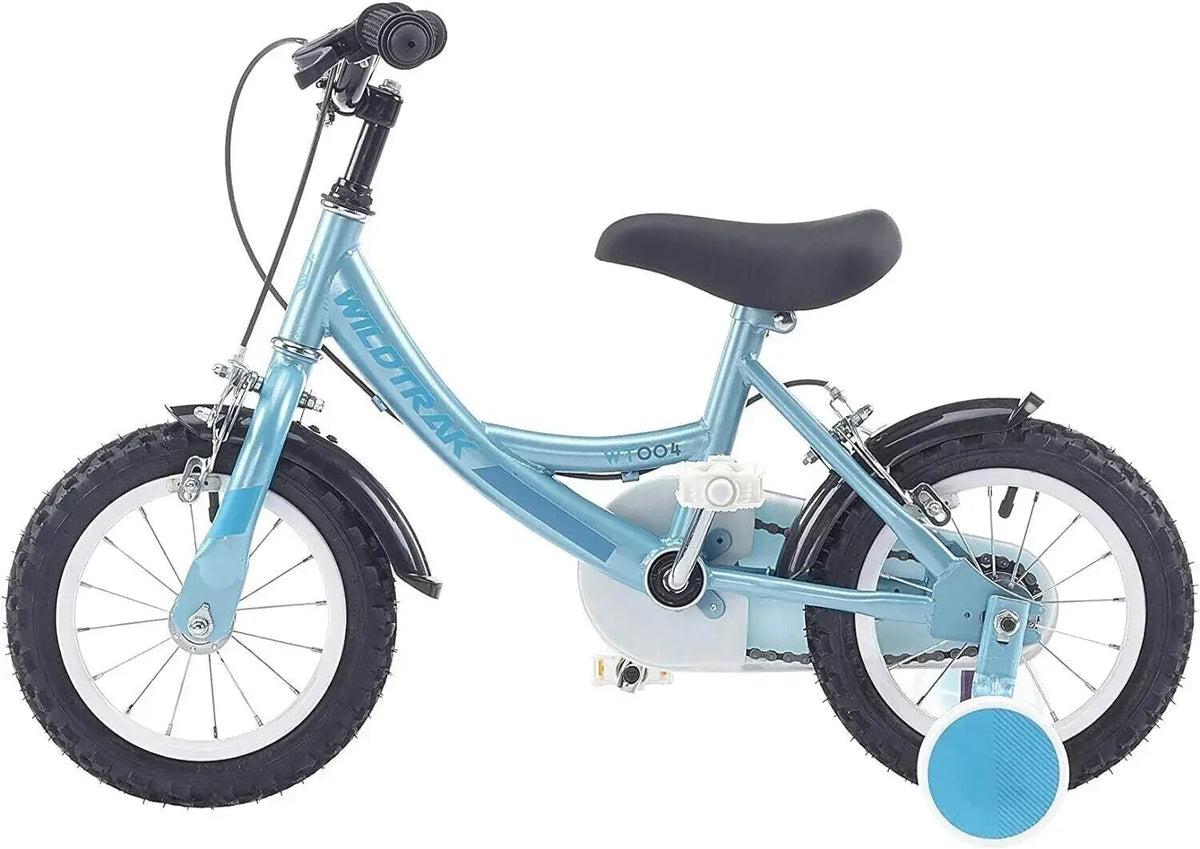 Wildtrak 12'' Bike Bicycle With Training Wheel's For Children 2-4 Years Teal Wildtrack
