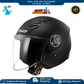 Motorcycle Open Faced Helmet Airflow II ECE 22.06 Matt Black