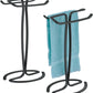 Standing 2 Sided Small Towel Racks Stand Hand Towel Face Cloth Holder