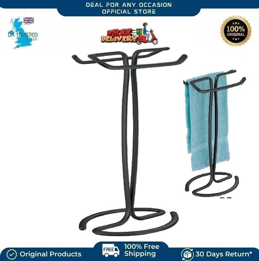 Standing 2 Sided Small Towel Racks Stand Hand Towel Face Cloth Holder