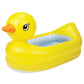 Munchkin White Hot Inflatable Baby Bath Duck Tub, suitable for alternative to larger paddling pools for small children, babies or toddlers. Ideal Baby Bath for traveling or for use at home.
