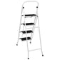 Step Ladder 4-Step Folding Safety Lock Space Saving Storage Safety Non Slip