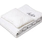 Toddler Junior Cot Bed Duvet Pillow Set Anti Allergy-Poly 100% Cotton White