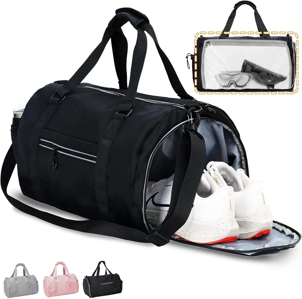 Sports Bag with Shoe Compartment for Gym and Sports Accessories n/a